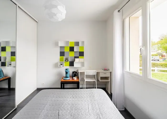 Chambre au calme, Rennes, mer, Broceliande